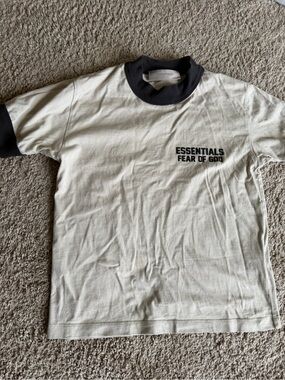 Two Toned FEAR OF GOD Essentials Kids T-Shirt